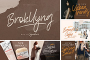 When Modern Meet Vintage Font Bundle, a Script Font by Creatype Studio (Thumbnail 8 of 45)