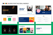 Podcast Powerpoint Template, a Presentation Template by Zacomic Studios (Thumbnail 2 of 12)