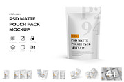 PSD Matte Pouch Mockup, a Packaging Mockup by Ram Studio LLC (Thumbnail 1 of 13)