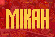 Mikah - Modern and Evergreen font, a Sans Serif Font by Webhance Studio (Thumbnail 1 of 10)