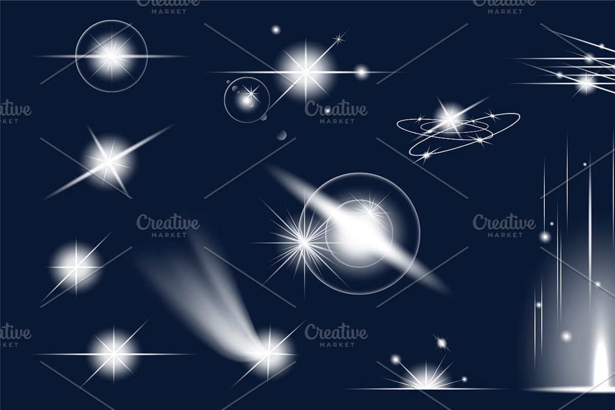 Light Effects Pack, an Object Graphic by alexdndz (Photo 11 of 11)