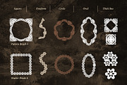 Vintage seamless Lace brushes set, a Brush Add-On by Garden in frame (Thumbnail 7 of 13)