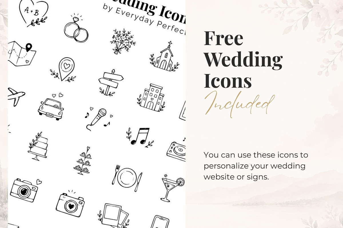 Blush Pink Wedding Website, a Landing Page Template by Everyday Perfection (Photo 10 of 12)
