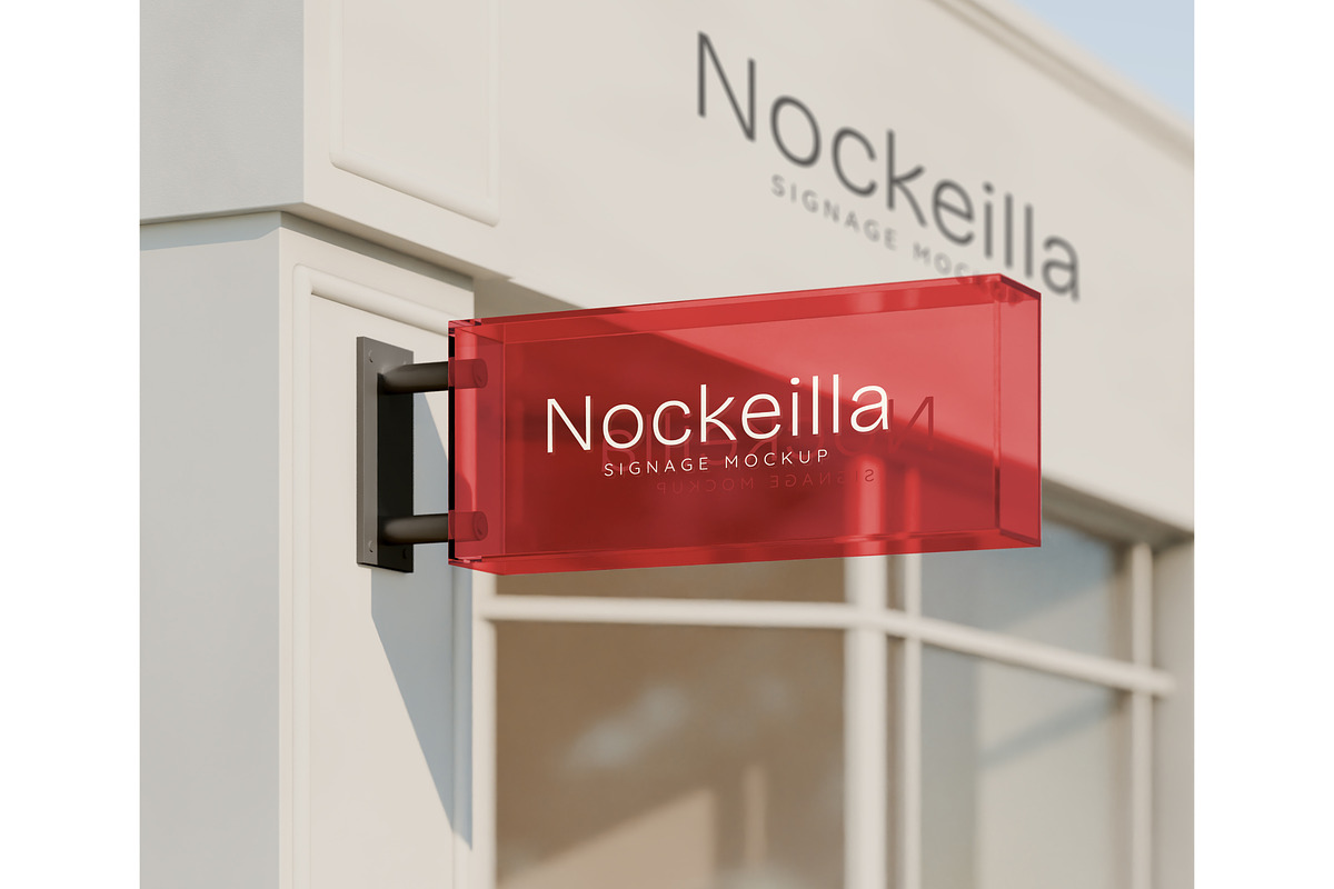 Store sign mockup, an Advertising Mockup by Mockthethics. (Photo 1 of 3)