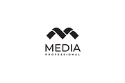 Media - Letter M Logo Template, a Branding & Logo Template by yopie (Thumbnail 3 of 4)
