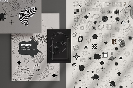 Abstract geometric elements