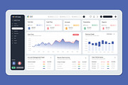 Account Service Dashboard, a Social Media Template by MightyDesign (Thumbnail 2 of 5)
