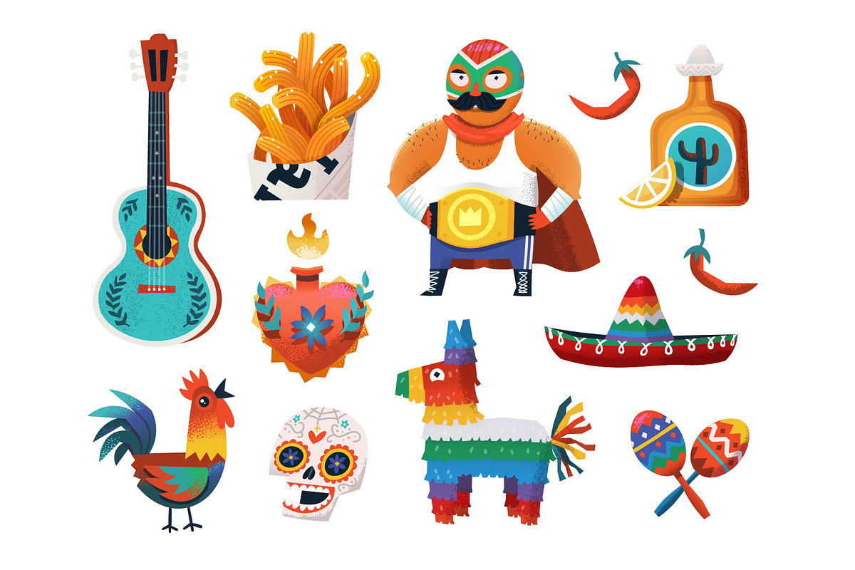 Mexico poster constructor, a Decorative Illustration by Moonery's (Photo 3 of 5)
