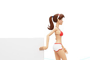 35 Promo Mock-Ups w/ Swimsuit Jenny, an iPad Mockup by Oleg Ribar (Thumbnail 16 of 30)