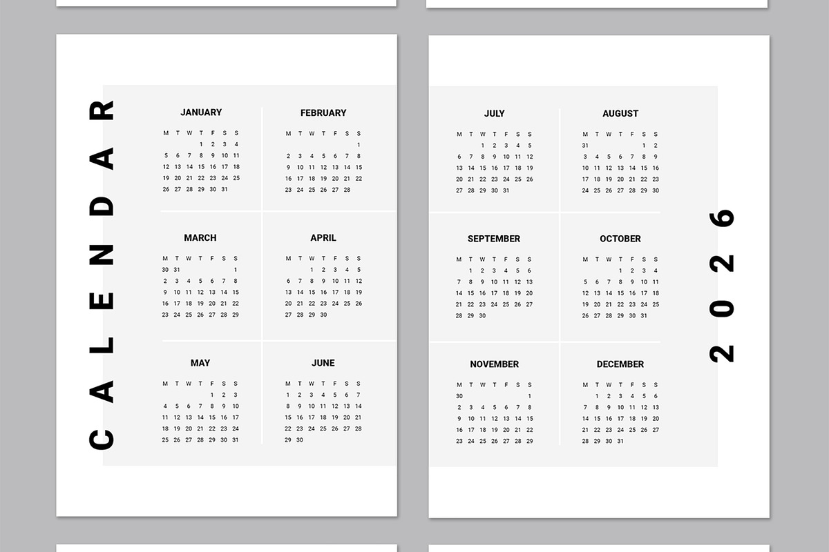 Wall Calendar 2025 to 2028, a Stationery Template by ContestDesign (Photo 3 of 5)
