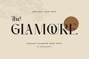 The Glamoure Serif Font, a Serif Font by Idea Studio (Thumbnail 1 of 12)