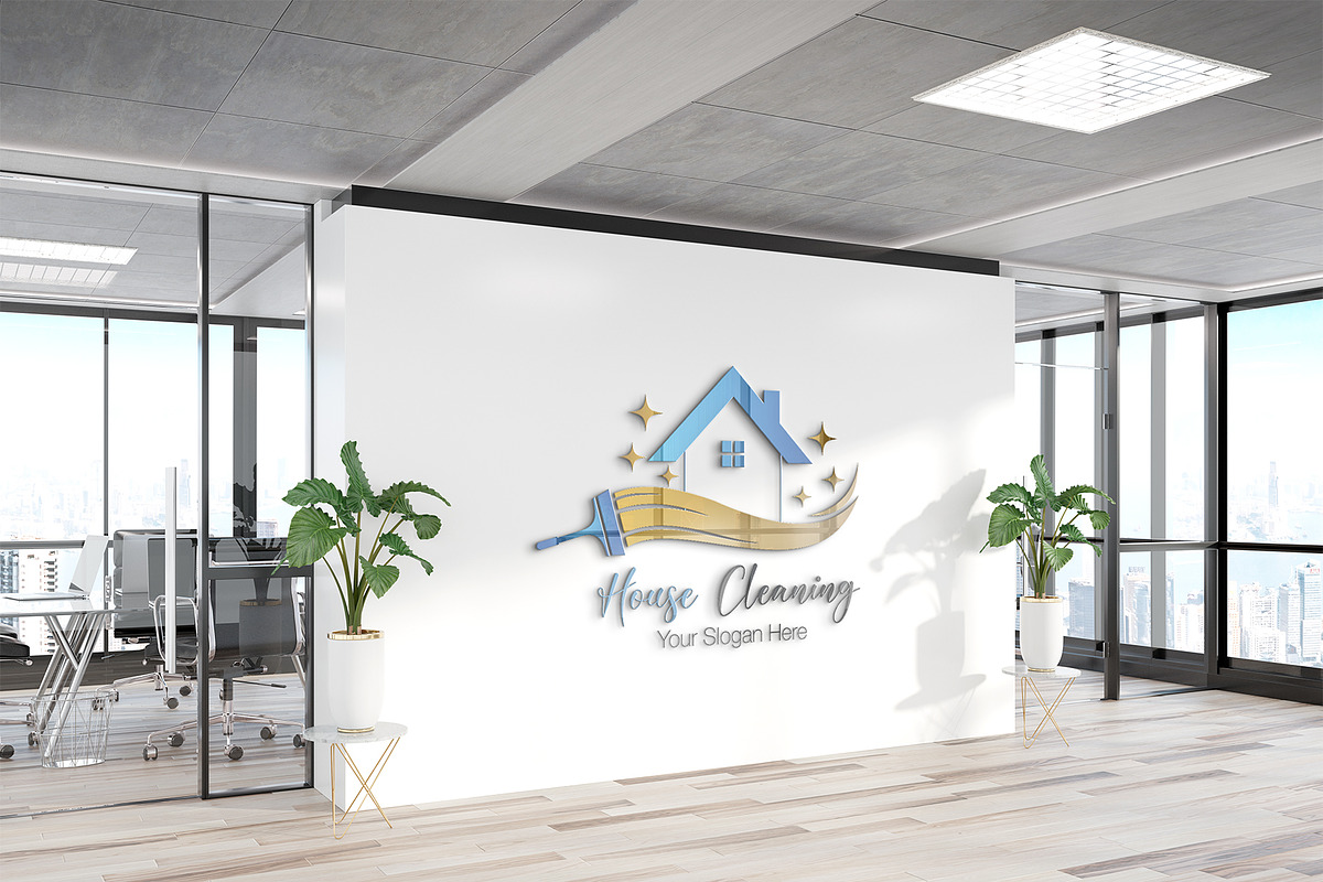 Cleaning Service Logo Collection, a Branding & Logo Template by YUDesignStore (Photo 4 of 12)