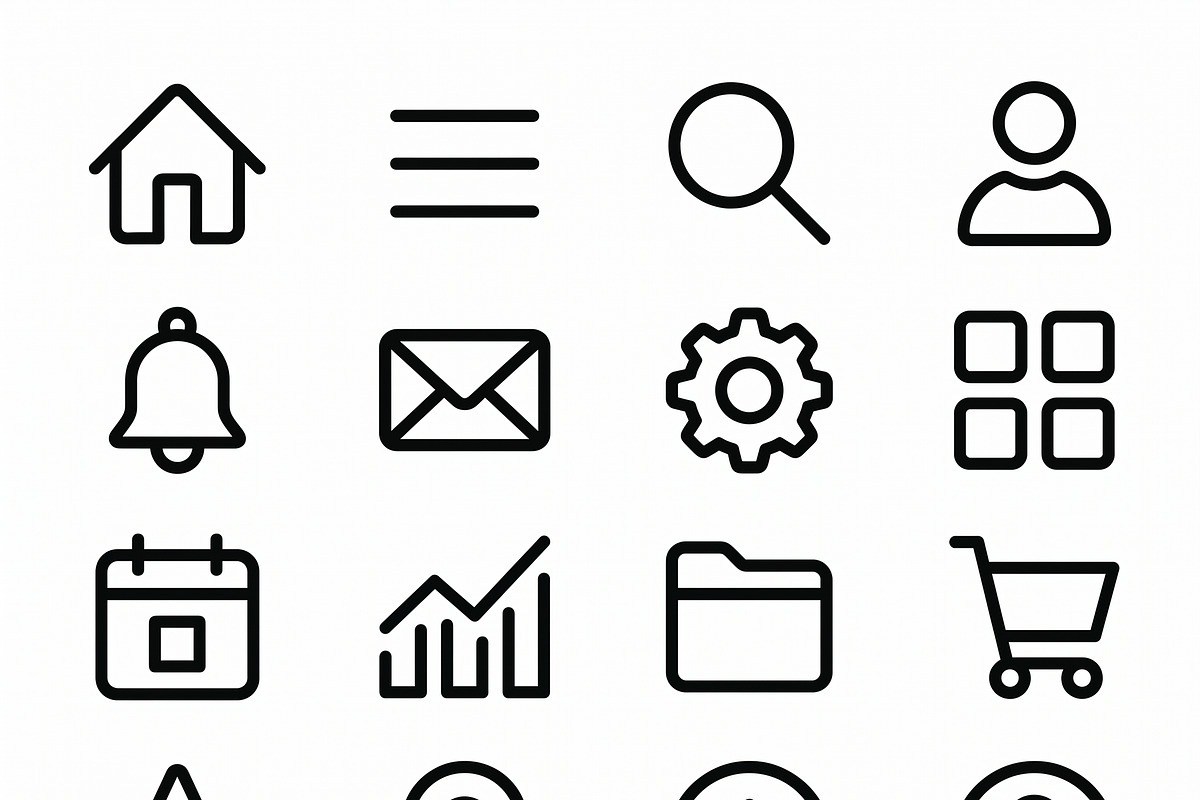Bundles Vector Café Brunch Icon Set, an Outline Icon by adenpinkstore (Photo 5 of 9)