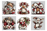 Whimsical Easter Animal Clipart, an Illustration by Black Bird Studio (Thumbnail 5 of 5)
