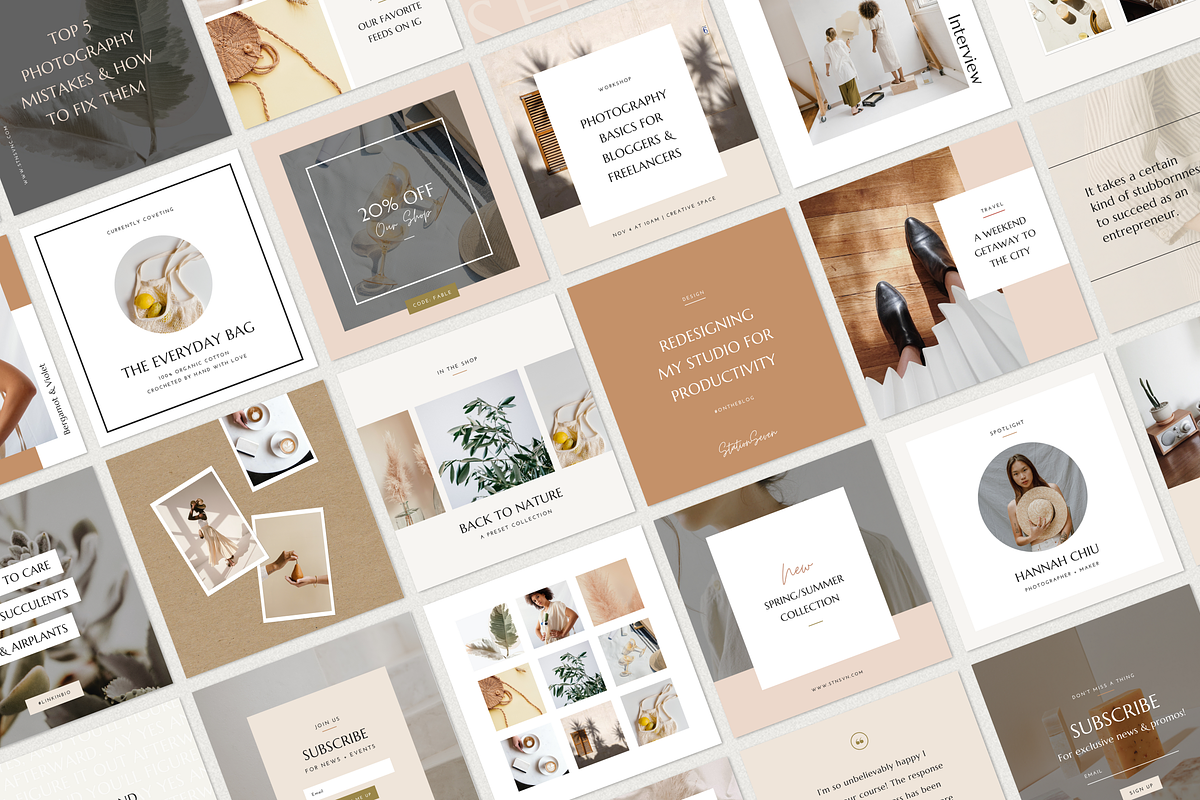 Instagram Canva Bundle, a Social Media Template by Station Seven (Photo 5 of 8)