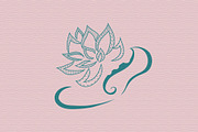5 Black & White Maori Lotuses, a Pattern Graphic by Natsuhisui (Thumbnail 4 of 5)