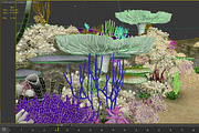 Cartoon Underwater VR/AR Lowpoly 3D, an Environmental 3D Model by NOMODOL (Thumbnail 14 of 17)