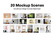 Picture and Poster Frame Mockups, a Print Template by MockupForest (Thumbnail 2 of 10)
