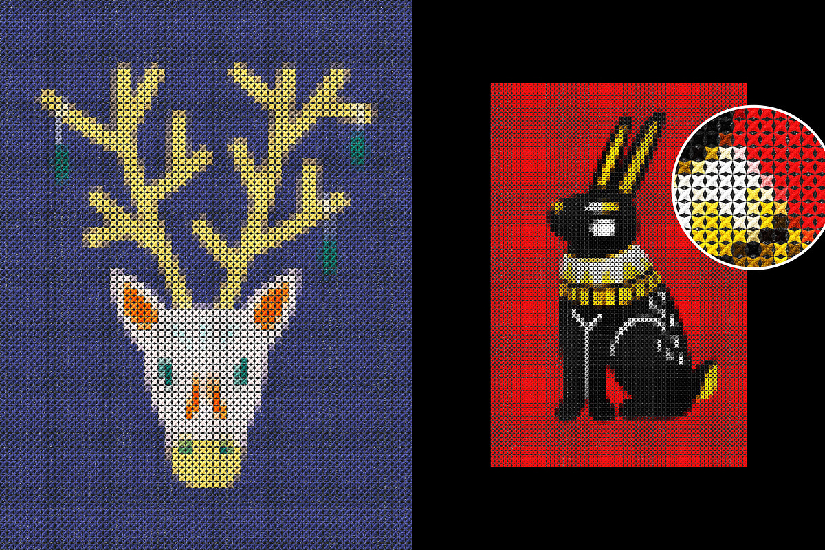 Embroidery Stitch Effect, a Layer Style Add-On by Design Squad (Photo 4 of 5)