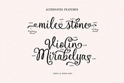 Emely and Peter - Lovely Script, a Script Font by Letterhend Studio (Thumbnail 10 of 11)