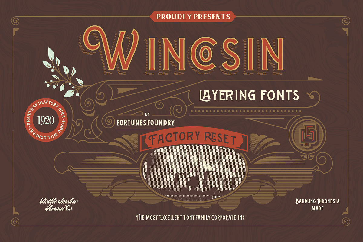 Wincosin Vintage & Package Fonts