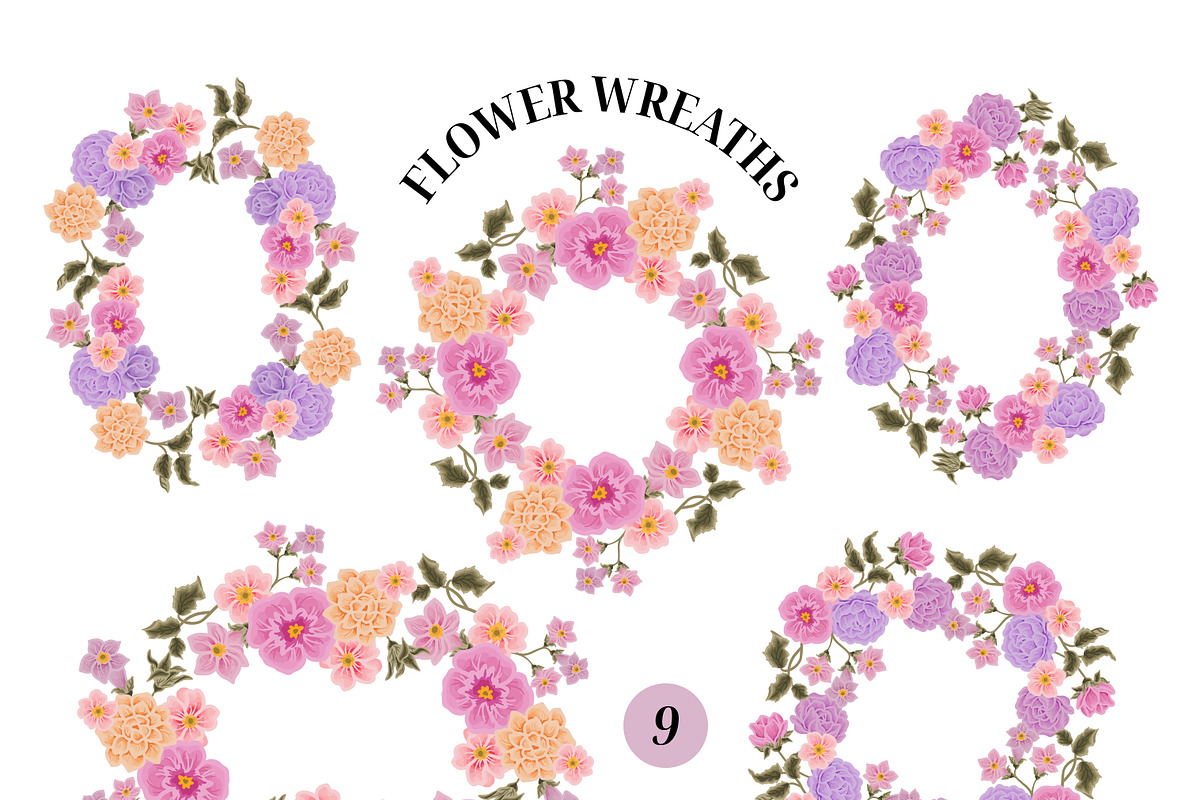 DREAMY VIOLET - Flower Collection, an Object Graphic by Artflorara (Photo 5 of 12)