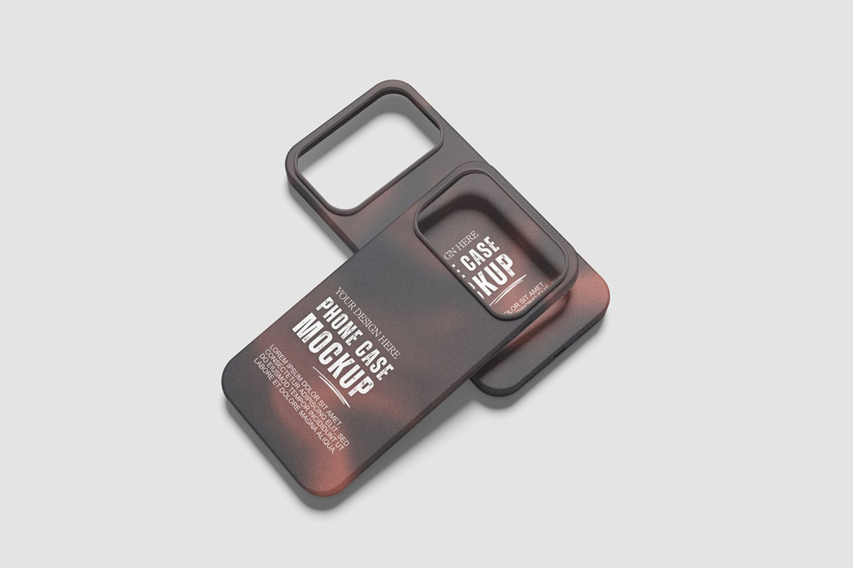 High Quality Case Phone Mockup, an Advertising Mockup by AndikaGraphic (Photo 2 of 5)