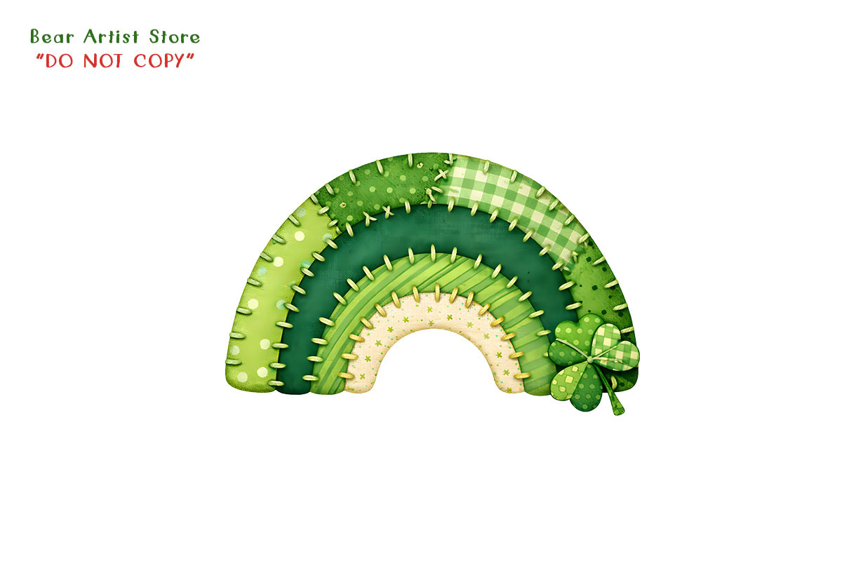 St. Patrick’s Day Patch Work PNG, an Illustration by GlitterCraft (Photo 5 of 101)