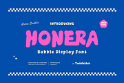 Honera - Bubble Display Font, a Handwritten Font by twinstd (Thumbnail 1 of 10)