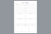 Sales Campaigns Marketing Planner, a Stationery Template by shahsoft (Thumbnail 2 of 4)