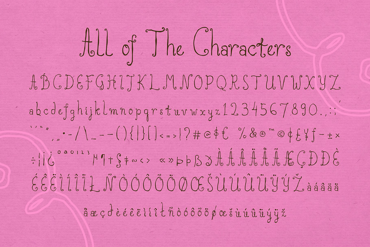 CS Nathie, a Handwritten Font by Craft Supply Co. (Photo 8 of 8)