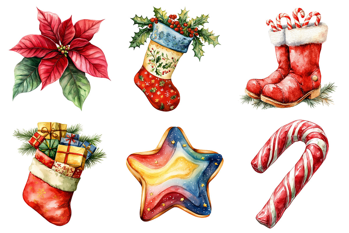 Christmas Clipart, an Illustration by Daily.Designs (Photo 2 of 3)