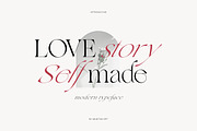 Love Story Self Made | Modern Serif, a Serif Font by Muntab_Art (Thumbnail 1 of 11)