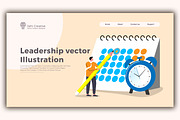 Website hero vector illustration., a Landing Page Template by Hi Dream (Thumbnail 3 of 6)