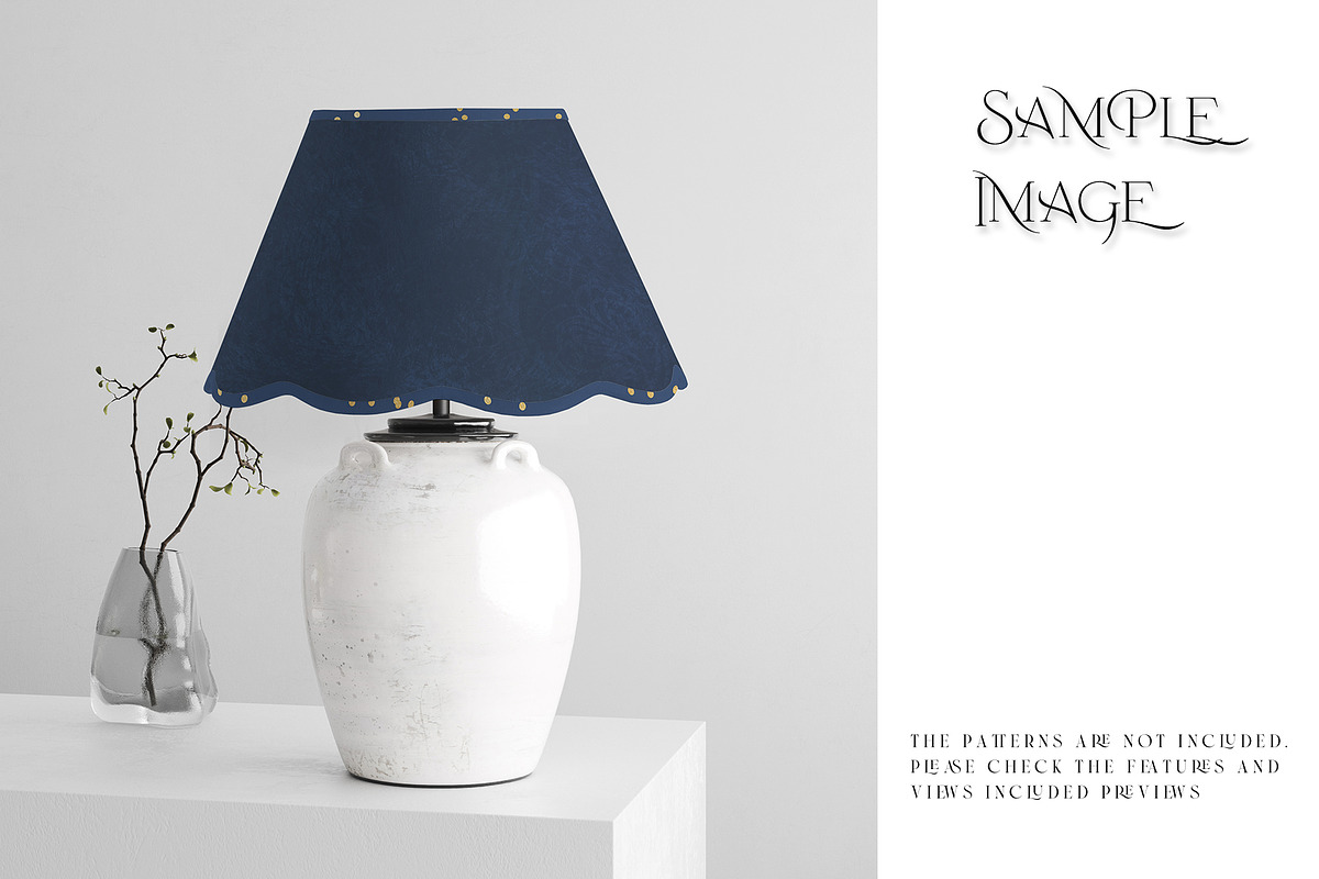 Scalloped Lampshade Mockups, a Mockup by mock-ups (Photo 6 of 22)