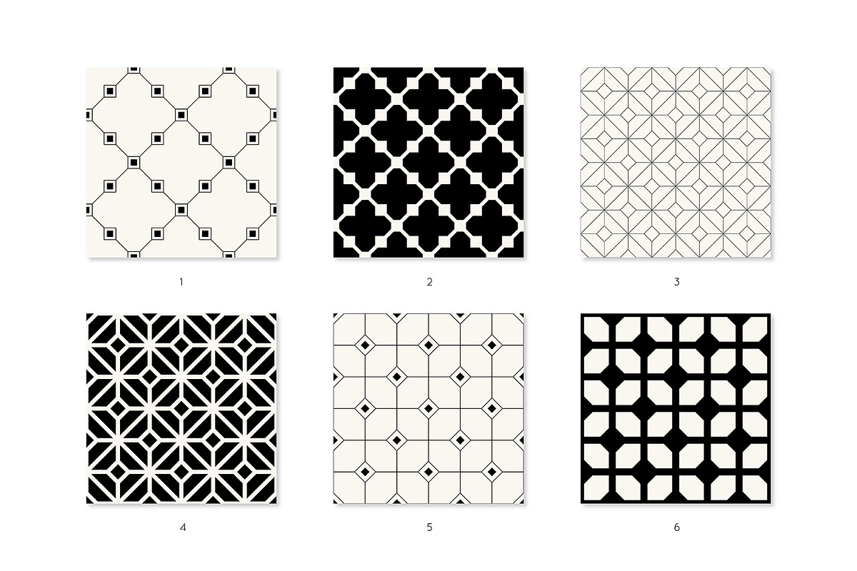 Squares. Seamless Patterns, a Pattern Graphic by Curly_Pat (Photo 3 of 8)