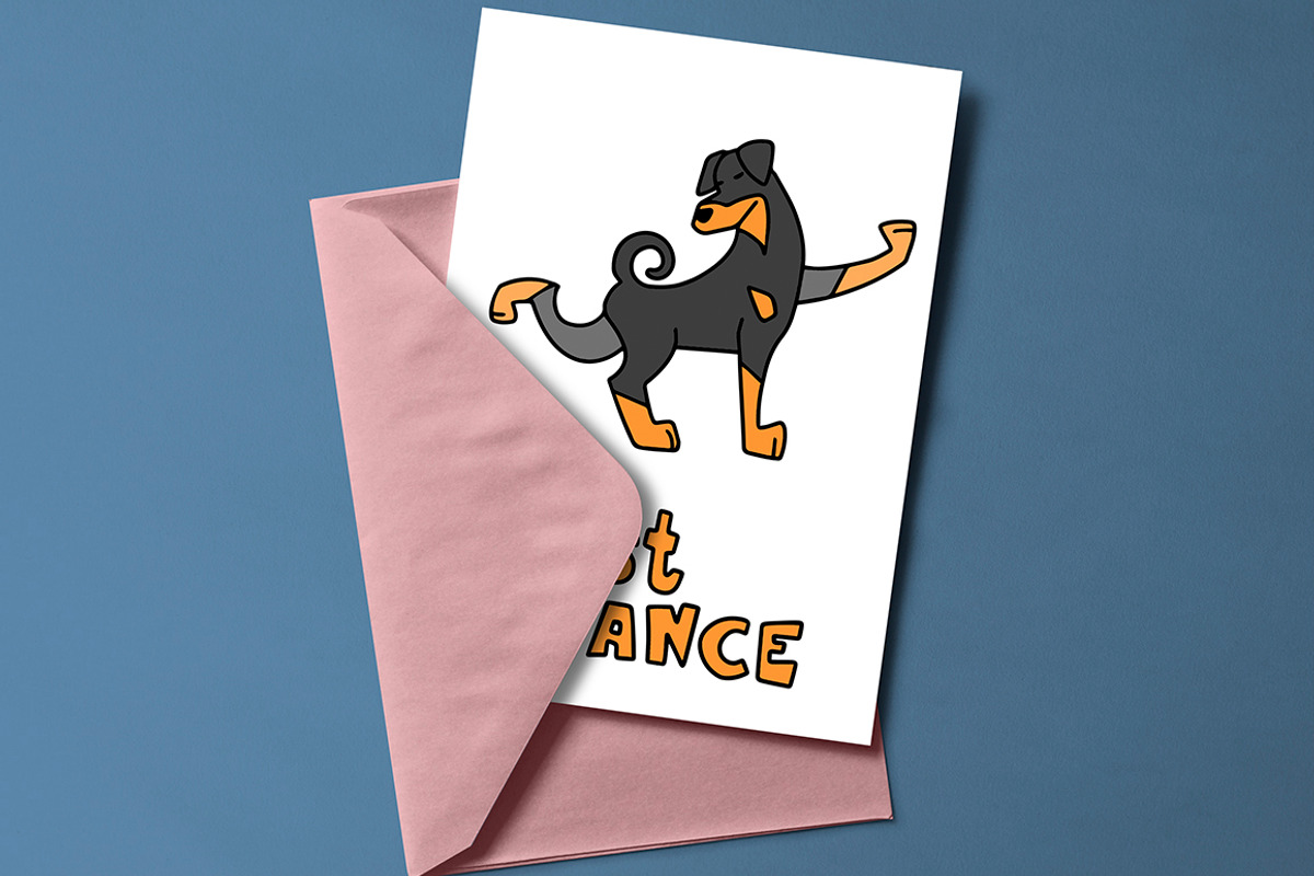 Doberman Postcards, an Illustration by Ja Polina ArtShop (Photo 2 of 8)