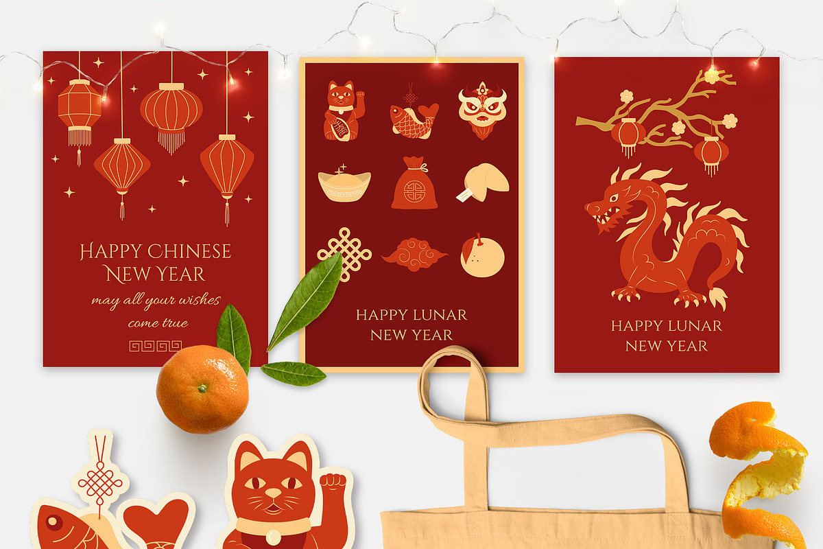 Lunar New Year collection, an Object Graphic by NatalieArtShop (Photo 10 of 12)