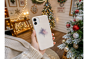 Phone Case in Hand Christmas Scene, a Product Mockup by MockupWizard (Thumbnail 4 of 5)