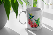 Hummingbirds. PNG.Watercolour, an Illustration by ElliaArt (Thumbnail 4 of 10)