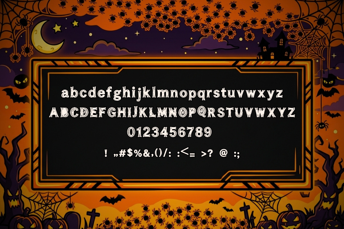 18 Spooky Horror Font Bundle, a Script Font by AN Productions (Photo 17 of 48)