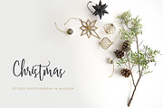 Christmas Styled Photo Bundle #01, an iPad Mockup by GT Studio (Thumbnail 5 of 7)
