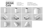 Drink Can 330ml PSD Mockup Set, a Packaging Mockup by Remnand Studio (Thumbnail 2 of 13)