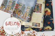 Fall City Hand Drawn Autumn Patterns, a Pattern Graphic by KaramfilaS (Thumbnail 10 of 21)