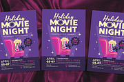 Fun Movie Night Flyer, a Flyer Template by Gumico Studio. (Thumbnail 1 of 3)