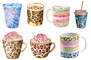 Brushstrokes New Year Coffee Cup, an Illustration by Designworld (Thumbnail 4 of 5)