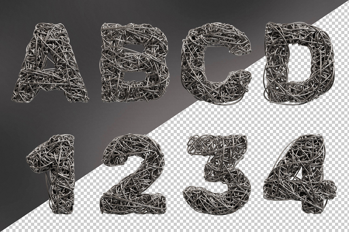 Wire Forge Font, a Sans Serif Font by itefan Studio (Photo 2 of 5)