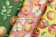 Watercolor Apple Seamless Patterns, a Food Illustration by OlDm_Shop (Thumbnail 6 of 10)