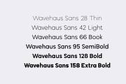 Wavehaus Sans Typeface, a Sans Serif Font by grahampaterson (Thumbnail 5 of 6)