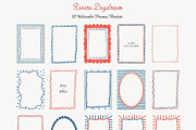 Riviera Summer Illustration & Frames, a Seasonal Illustration by Essentially Nomadic (Thumbnail 4 of 10)